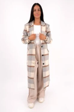 Catie Coat Grey