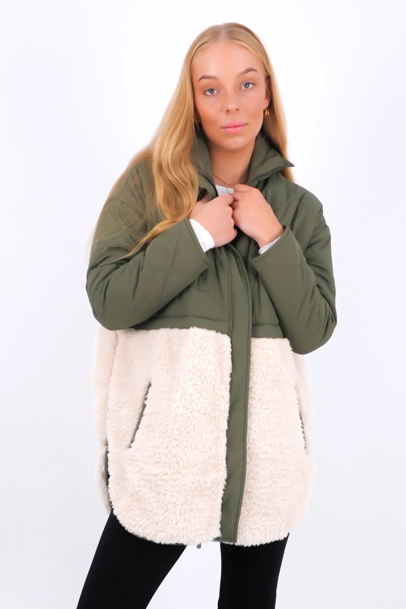 Celia Coat Khaki 1 Celia Coat Khaki