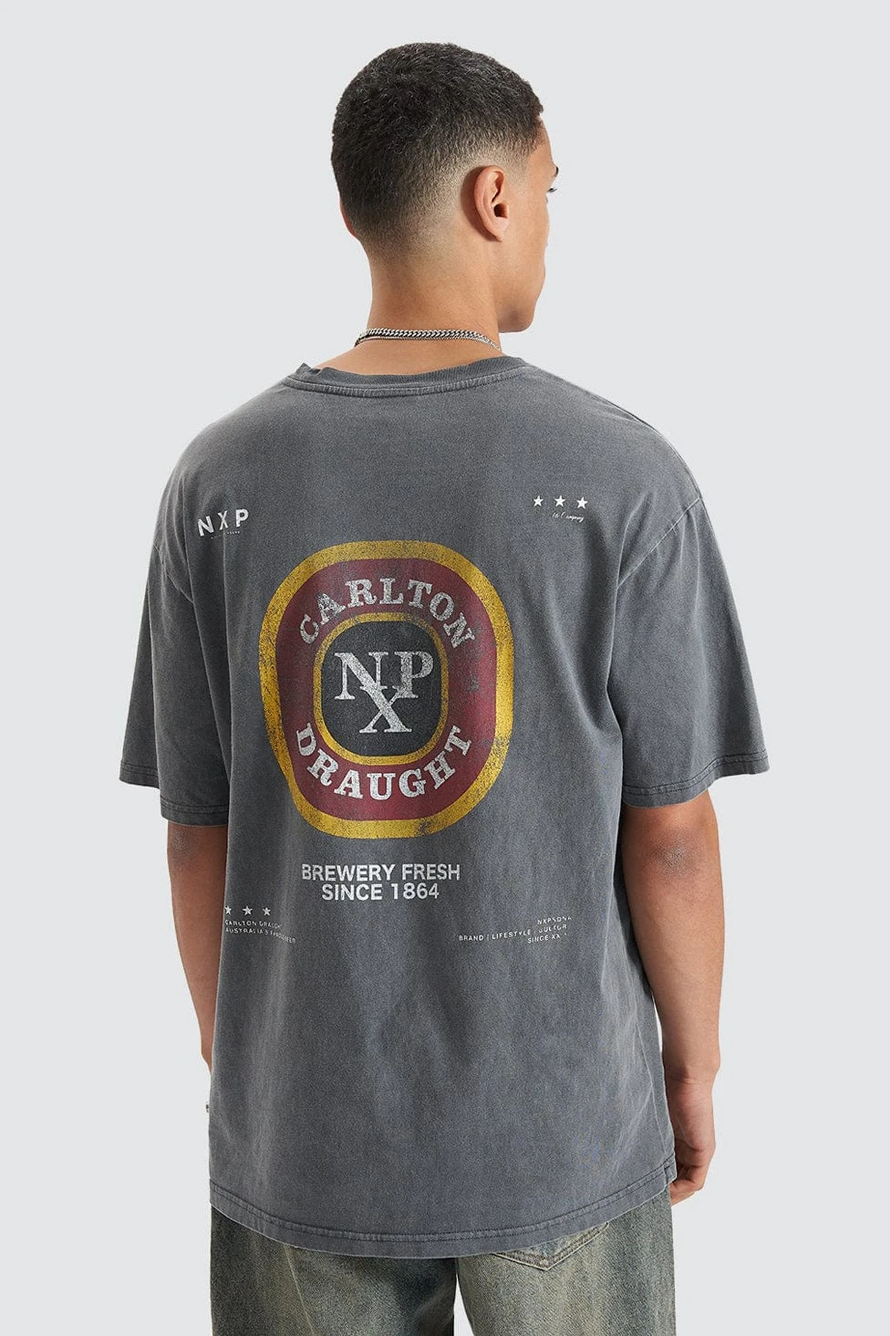 Centennial Relaxed Box Fit Tee Pigment Asphalt 2 Centennial Relaxed Box Fit Tee Pigment Asphalt - Image 2