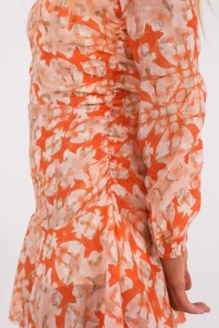 Charla Mini Dress Orange Floral 8 Charla Mini Dress Orange Floral -Jean Jail Shop Charla Mini Dress Orange Floral s