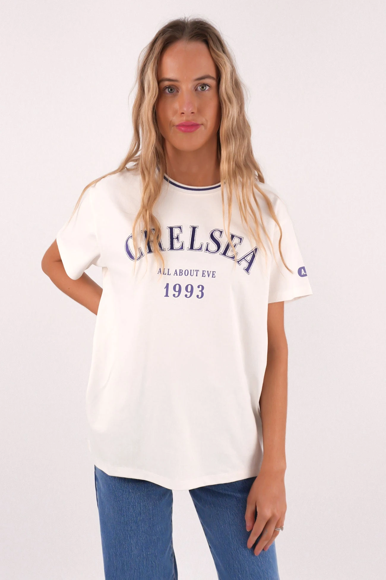 Chelsea Relaxed Tee Vintage White 1 Chelsea Relaxed Tee Vintage White