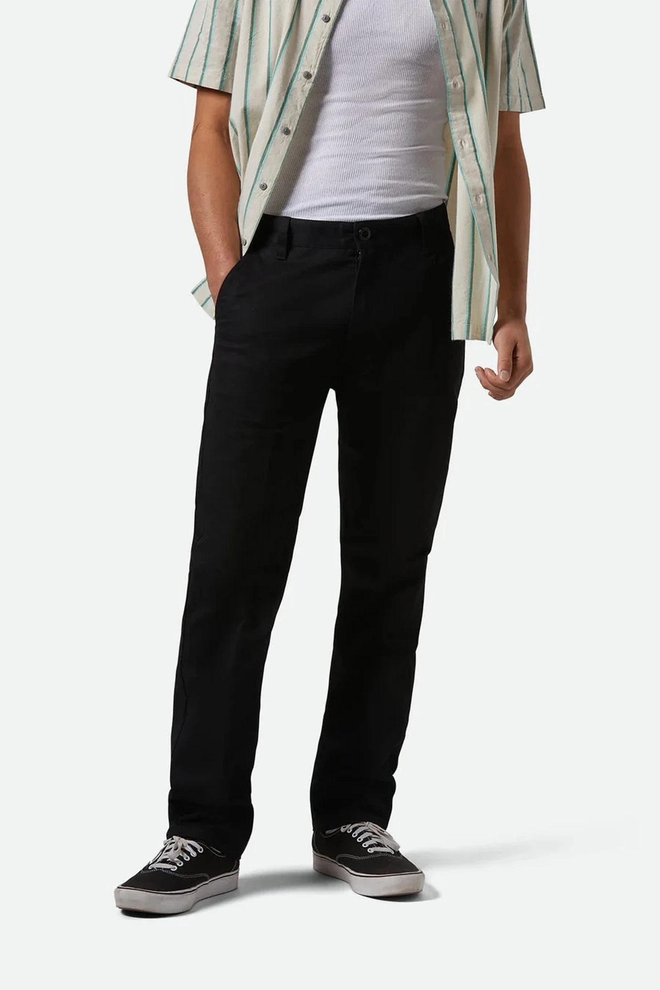 Brixton Choice Chino Regular Pant Black 1 Brixton Choice Chino Regular Pant Black