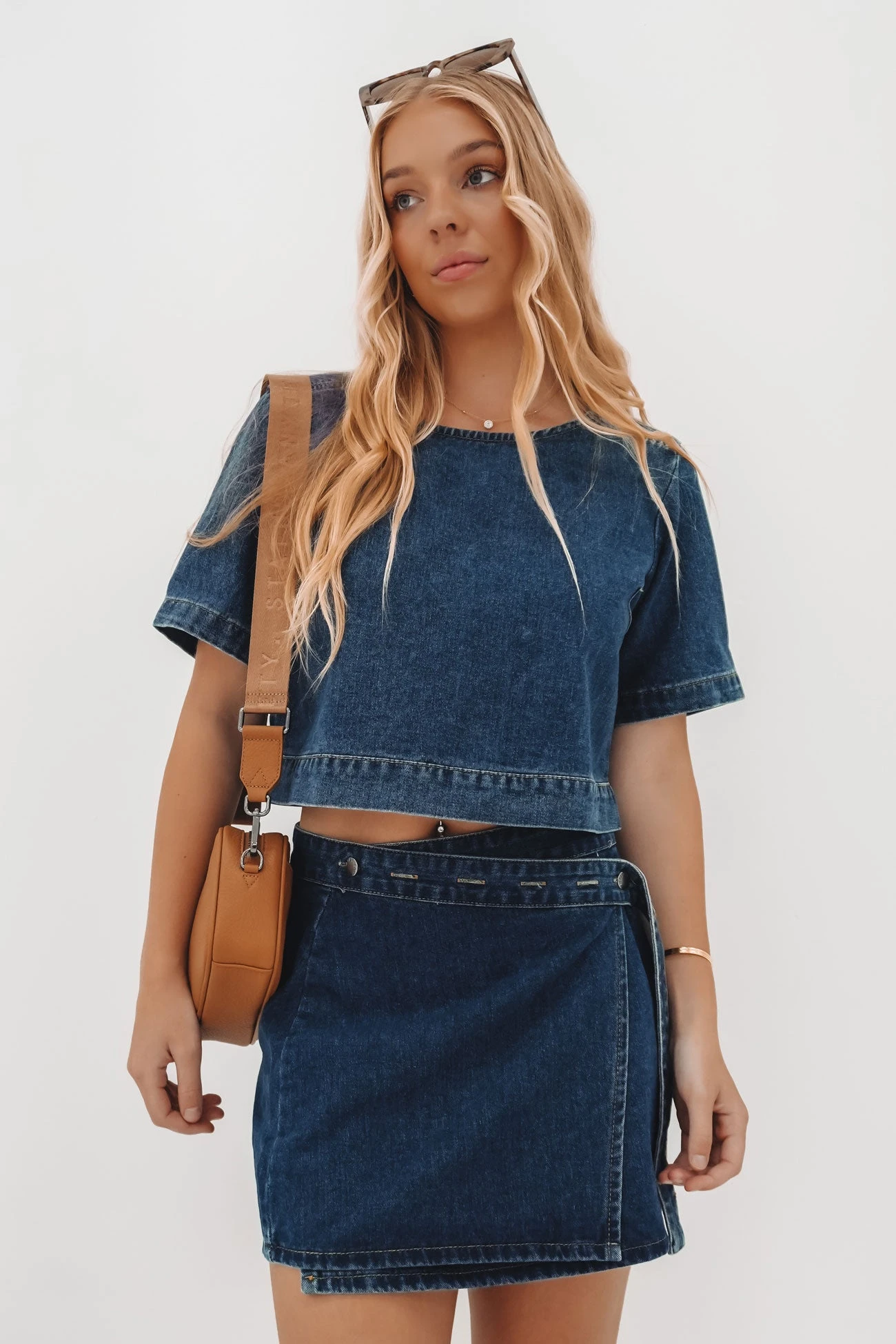 Clancy Denim Top Indigo 1 Clancy Denim Top Indigo
