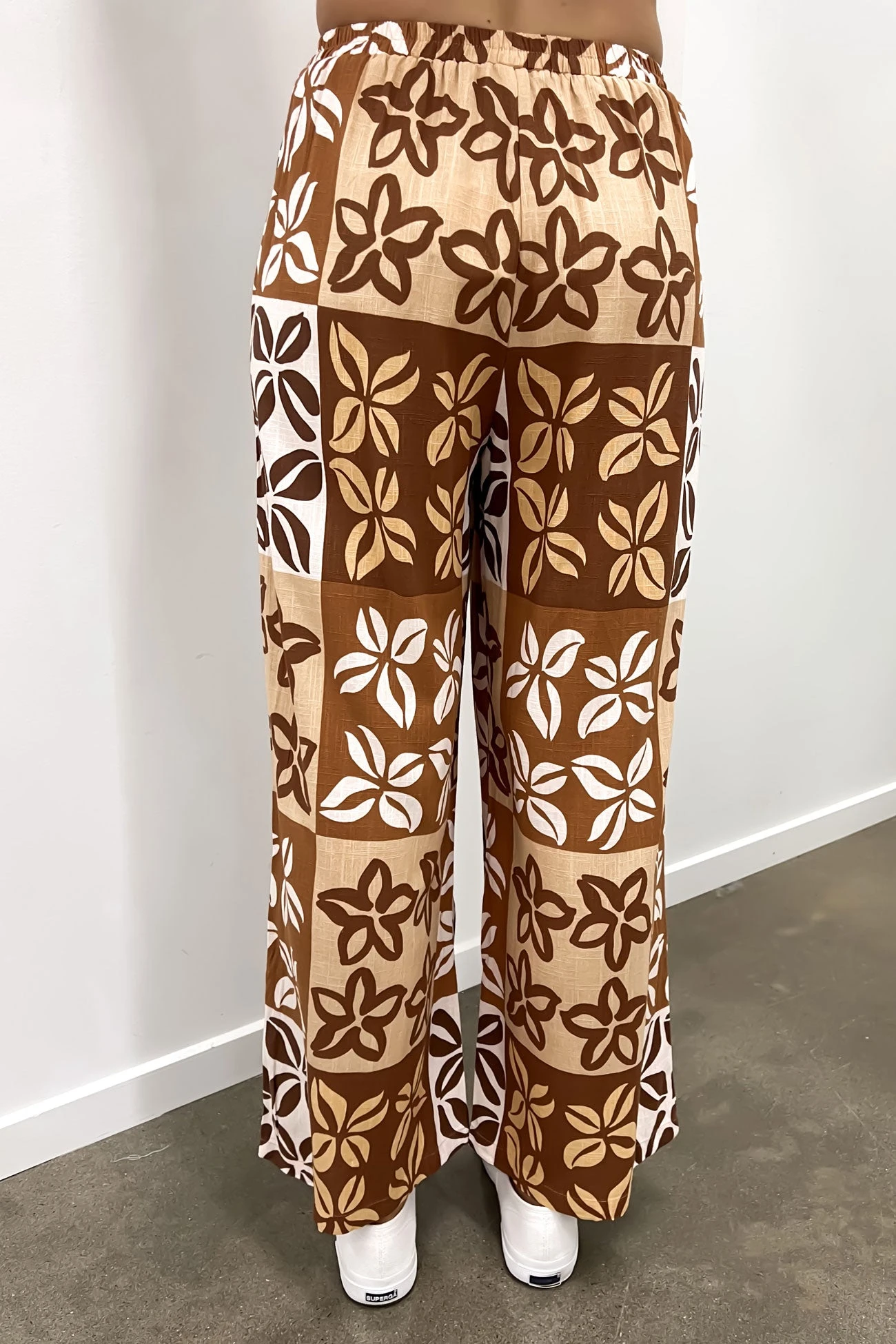 Clara Pant Brown Milan 3 Clara Pant Brown Milan - Image 3