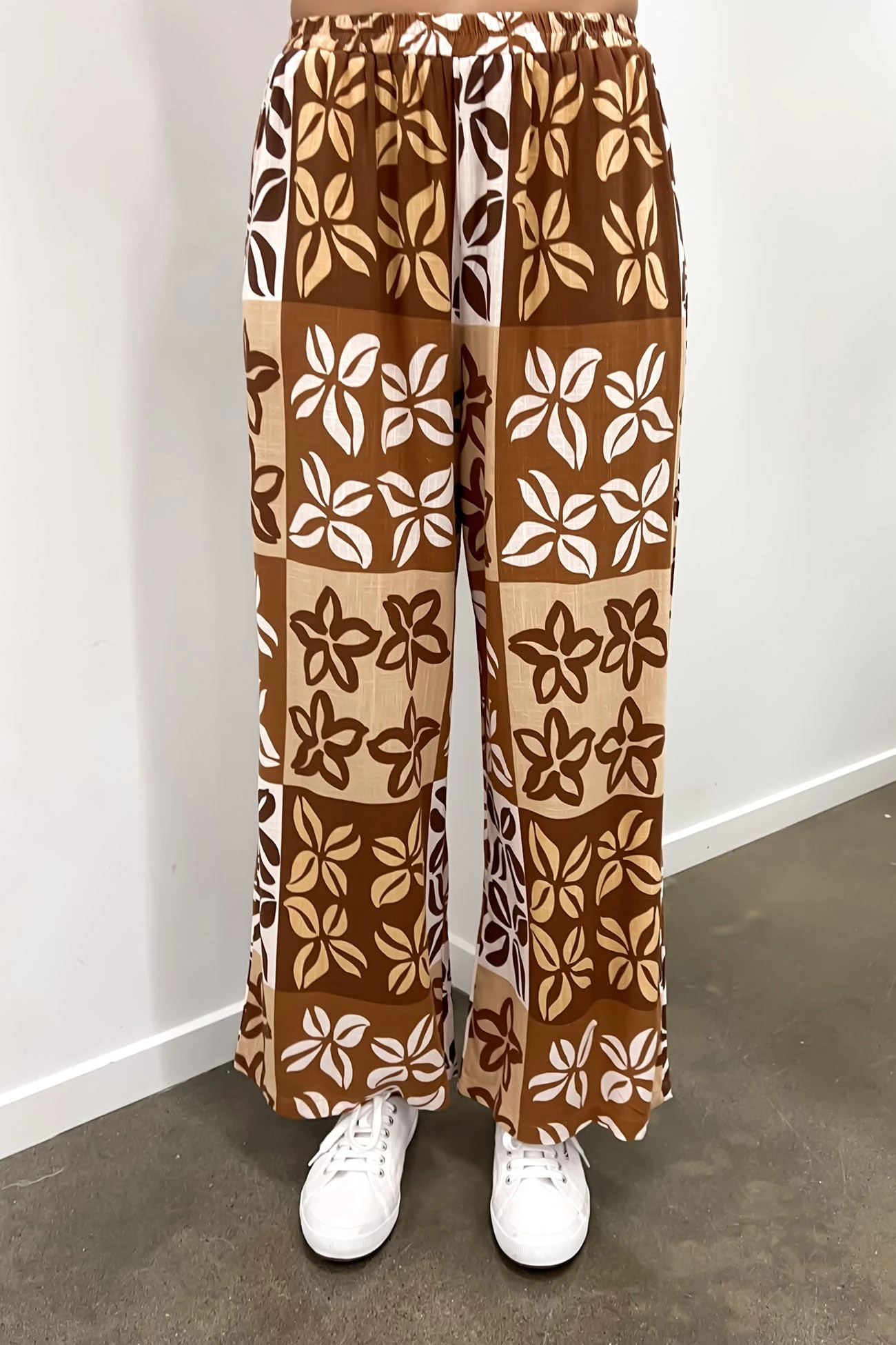 Clara Pant Brown Milan 2 Clara Pant Brown Milan - Image 2