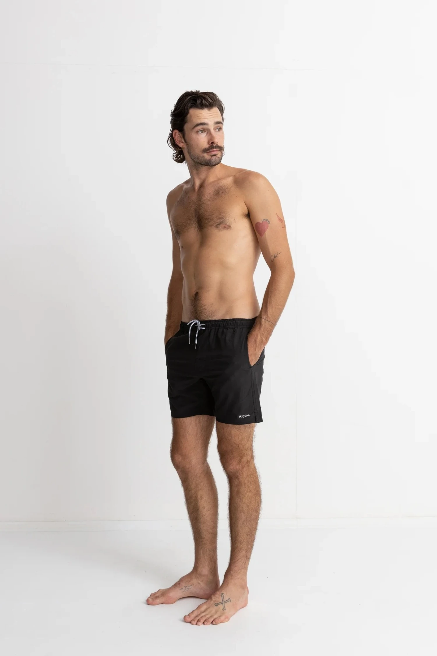 Rhythm Classic Beach Short Black 4 Rhythm Classic Beach Short Black - Image 4