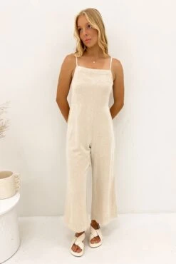 Rhythm Classic Jumpsuit Oat