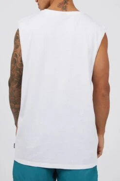 Courtside Muscle White -Jean Jail Shop Courtside Muscle White bjpg