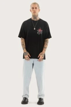 Coven Box Fit Tee Jet Black -Jean Jail Shop Coven Box Fit Tee Jet Black f1