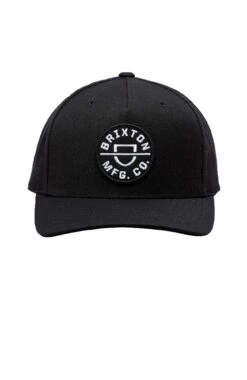 Brixton Crest C MP Snapback Black