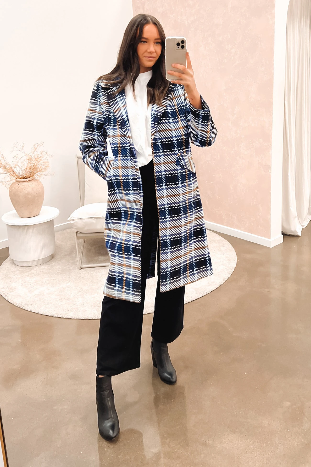 Daisy Coat Blue 2 Daisy Coat Blue - Image 2