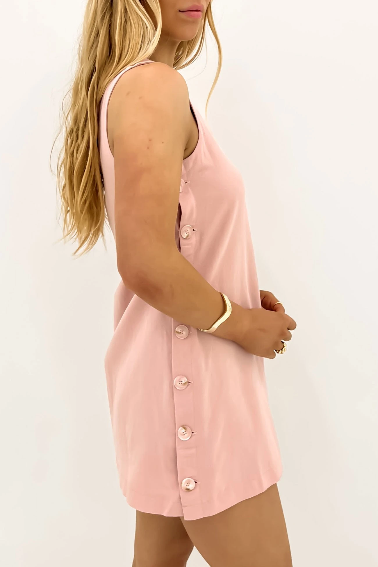 Danae Mini Dress Pink 4 Danae Mini Dress Pink - Image 4