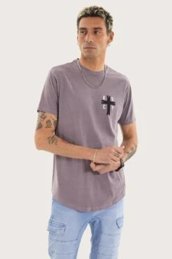 Decay Dual Curved Tee Pigment Grey Ridge