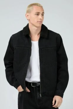 Defuse Jacket Washed Black