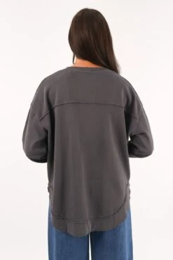 Delilah Crew Coal 5 Delilah Crew Coal -Jean Jail Shop Delilah Crew Coal b