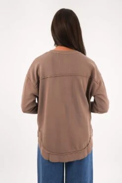 Delilah Crew Mocha 5 Delilah Crew Mocha -Jean Jail Shop Delilah Crew Mocha b