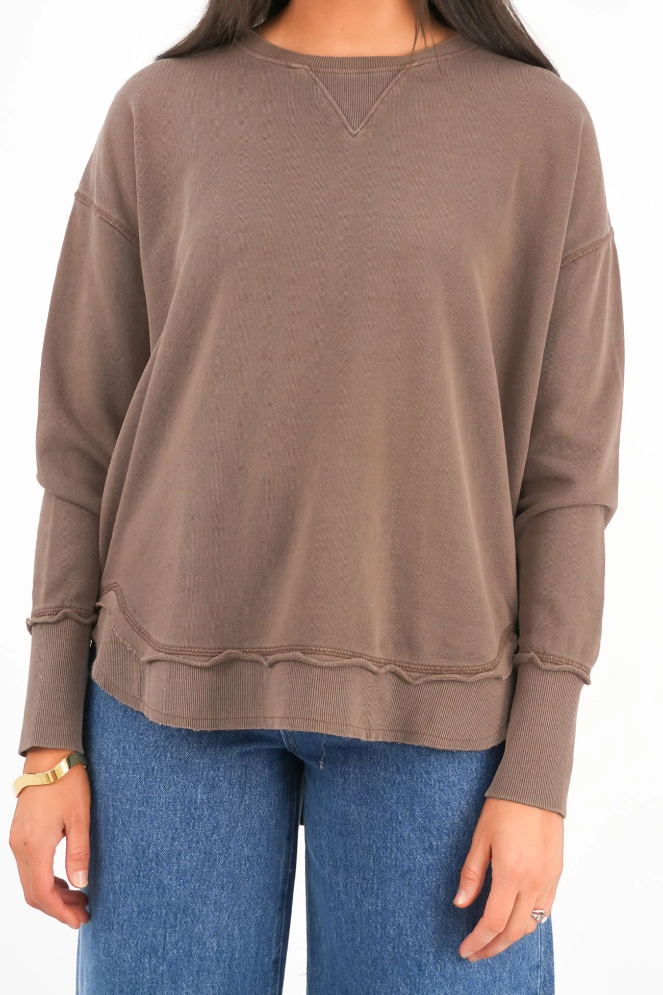 Delilah Crew Mocha 2 Delilah Crew Mocha - Image 2