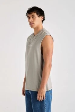 Lee Denim Co Muscle Tee Stone Steel 6 Lee Denim Co Muscle Tee Stone Steel -Jean Jail Shop Denim Co Muscle Tee Stone Steel sjpg