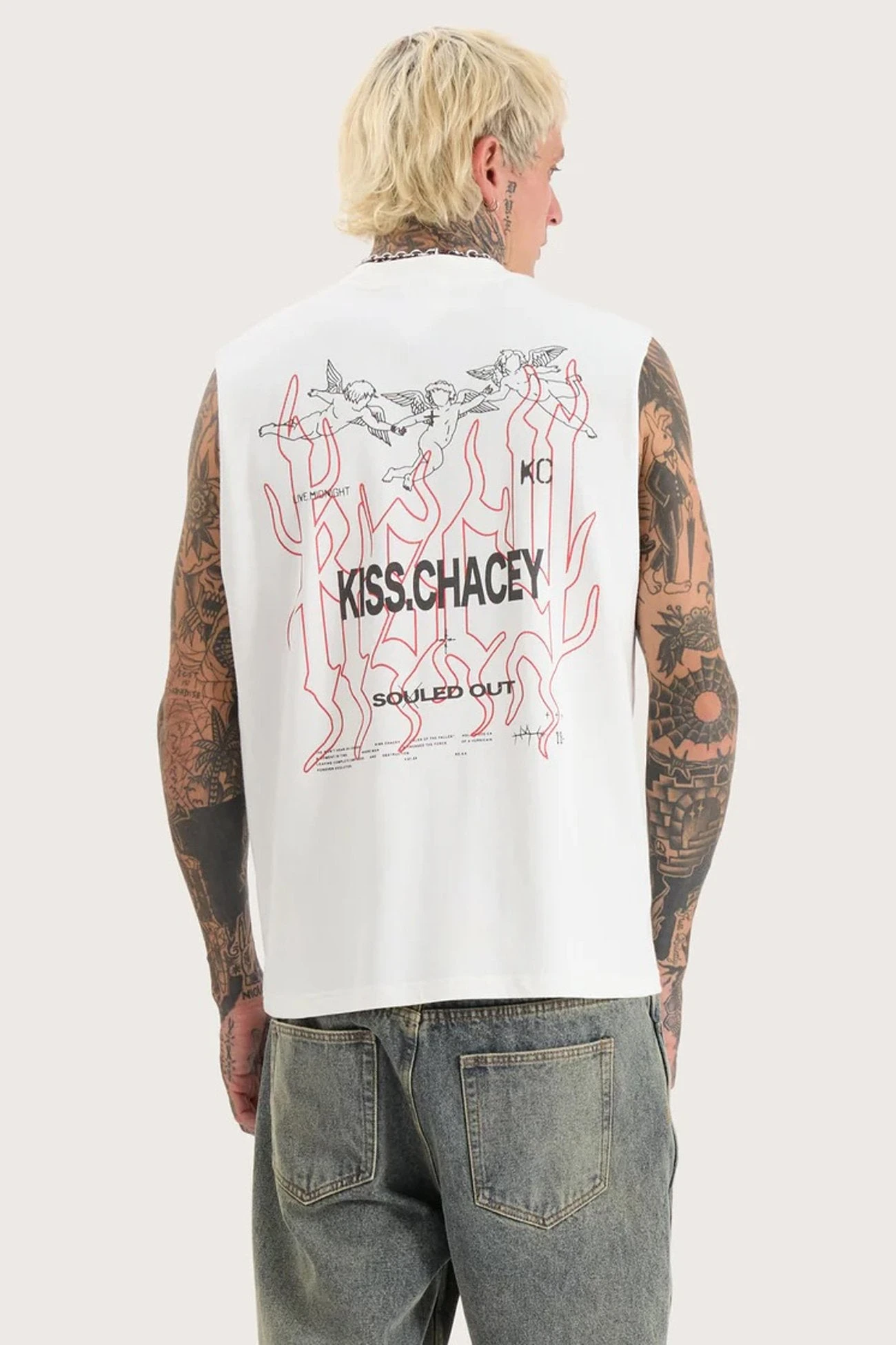 Destructed Street Muscle Natural White 2 Destructed Street Muscle Natural White - Image 2