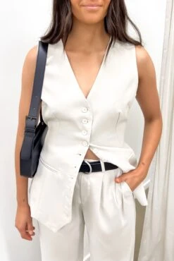 Ebony Pant Oyster -Jean Jail Shop Ebony Vest Oyster f3 5d196e9a 707d 4068 8d50 e7d08426410d