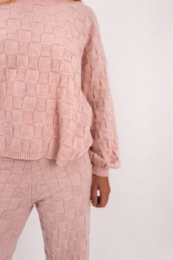 Eleanor Knit Jumper Pink 8 Eleanor Knit Jumper Pink -Jean Jail Shop Eleanor Knit Jumper Pink f3