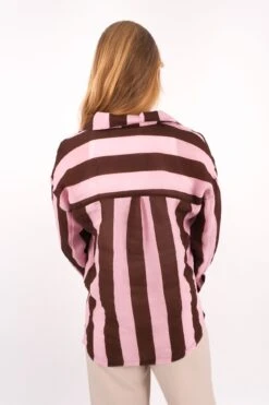 Elektra Long Sleeve Shirt Choc Pink 9 Elektra Long Sleeve Shirt Choc Pink -Jean Jail Shop Elektra Long Sleeve Shirt Choc Pink b