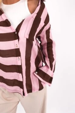 Elektra Long Sleeve Shirt Choc Pink 8 Elektra Long Sleeve Shirt Choc Pink -Jean Jail Shop Elektra Long Sleeve Shirt Choc Pink ss