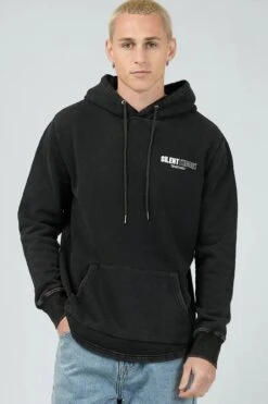 Elite Scoop Hoodie Washed Black