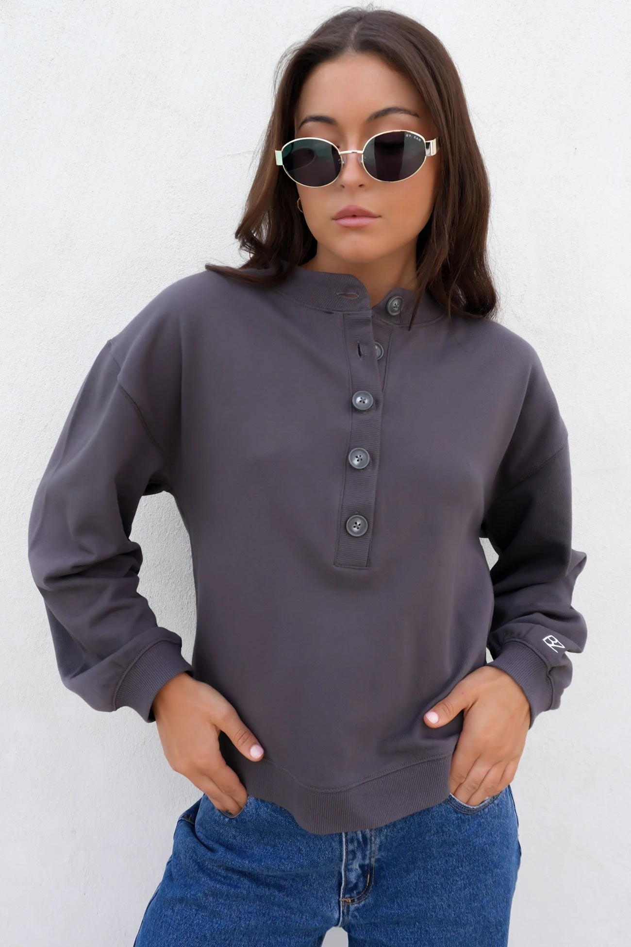 Elixir Button Lounge Crew Charcoal 3 Elixir Button Lounge Crew Charcoal - Image 3