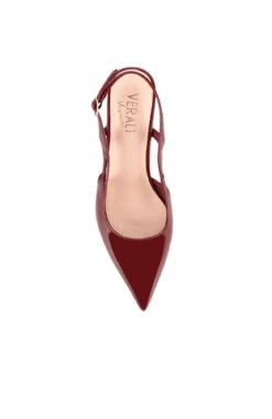 Elton Slingback Block Heels Wine Patent -Jean Jail Shop Elton Slingback Block Heels Wine Patent4jpg