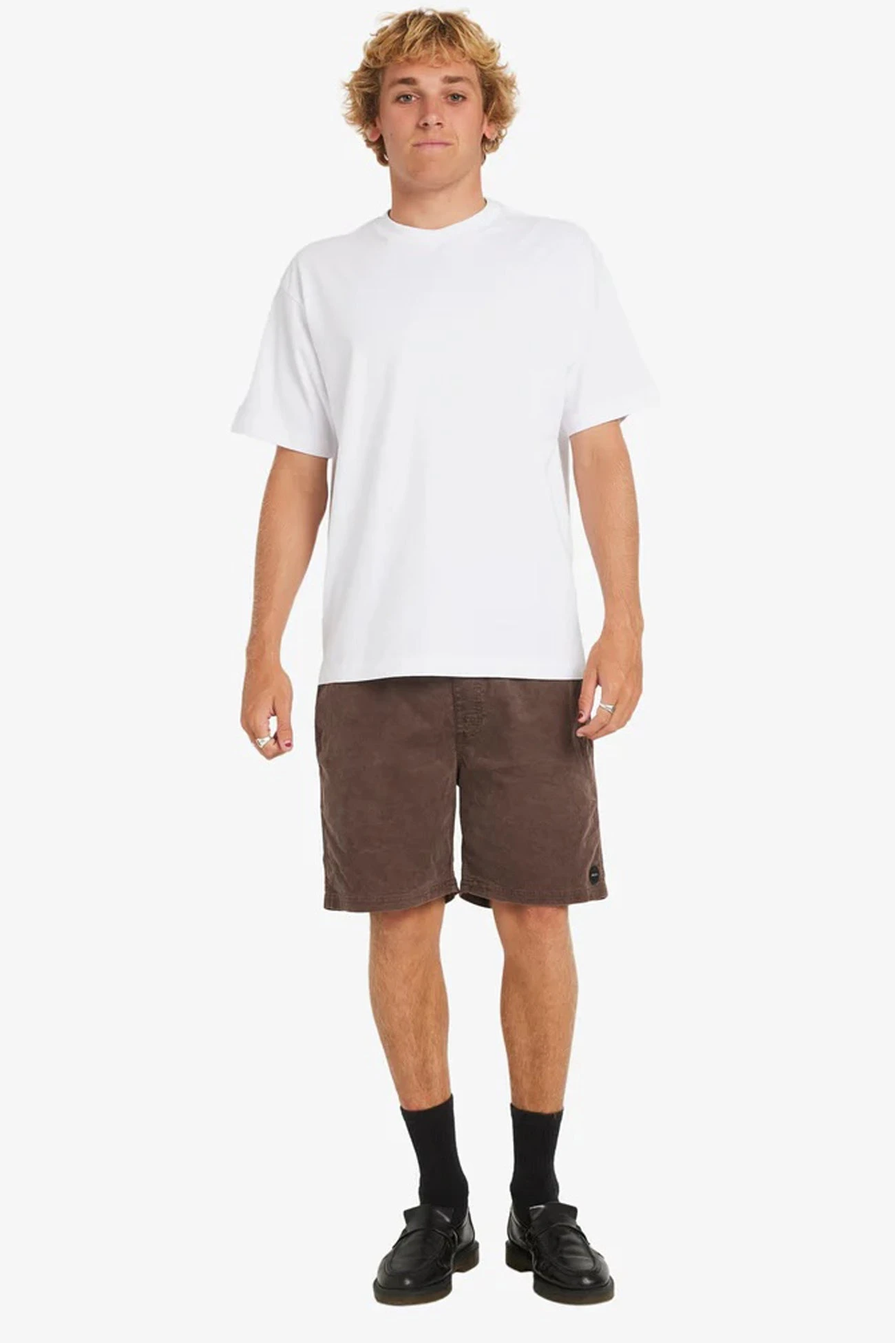 RVCA Escape Elastic Cord Short II Chocolate 1 RVCA Escape Elastic Cord Short II Chocolate