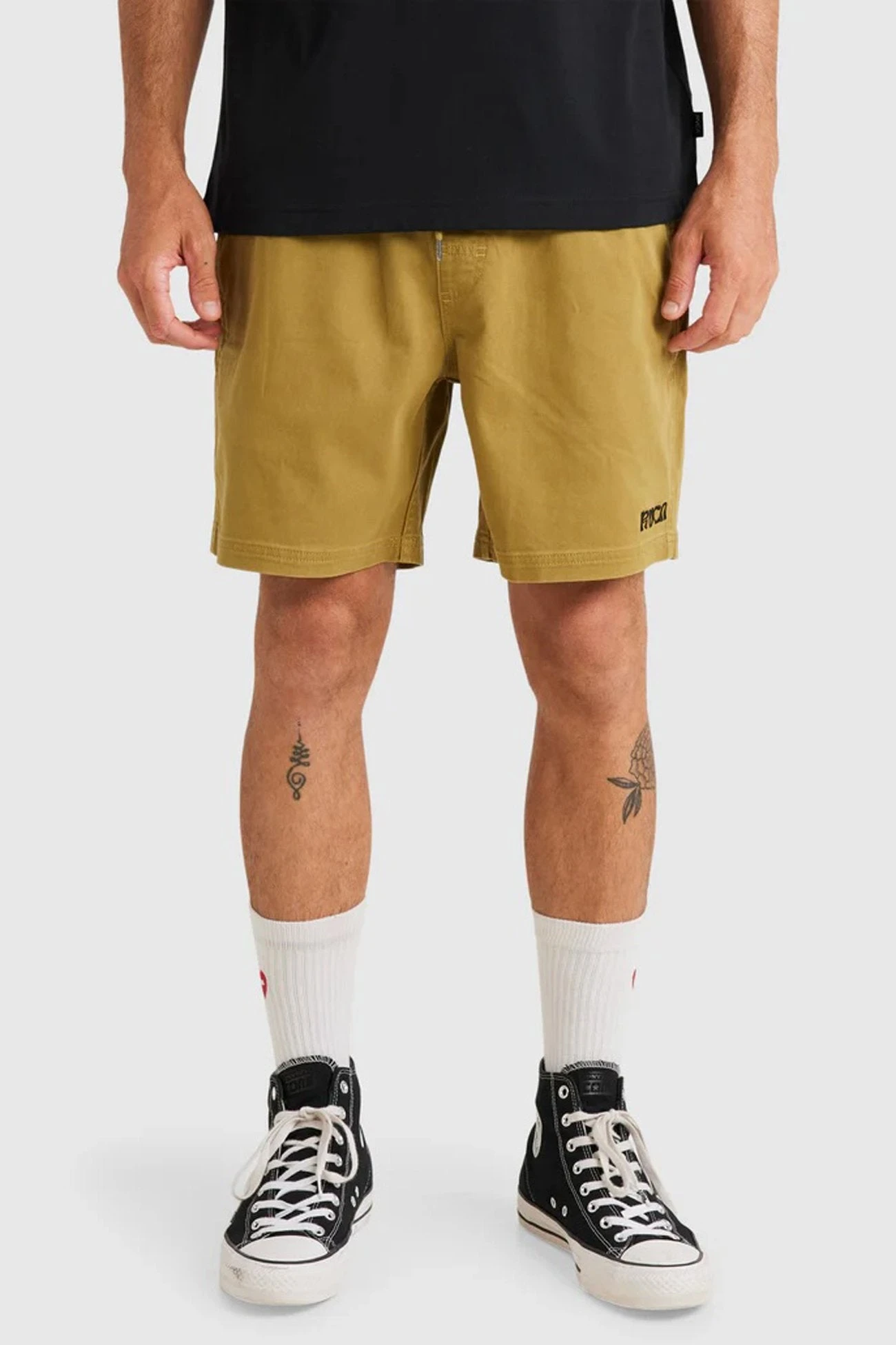 RVCA Escape Elastic Exotica Short Moss 1 RVCA Escape Elastic Exotica Short Moss