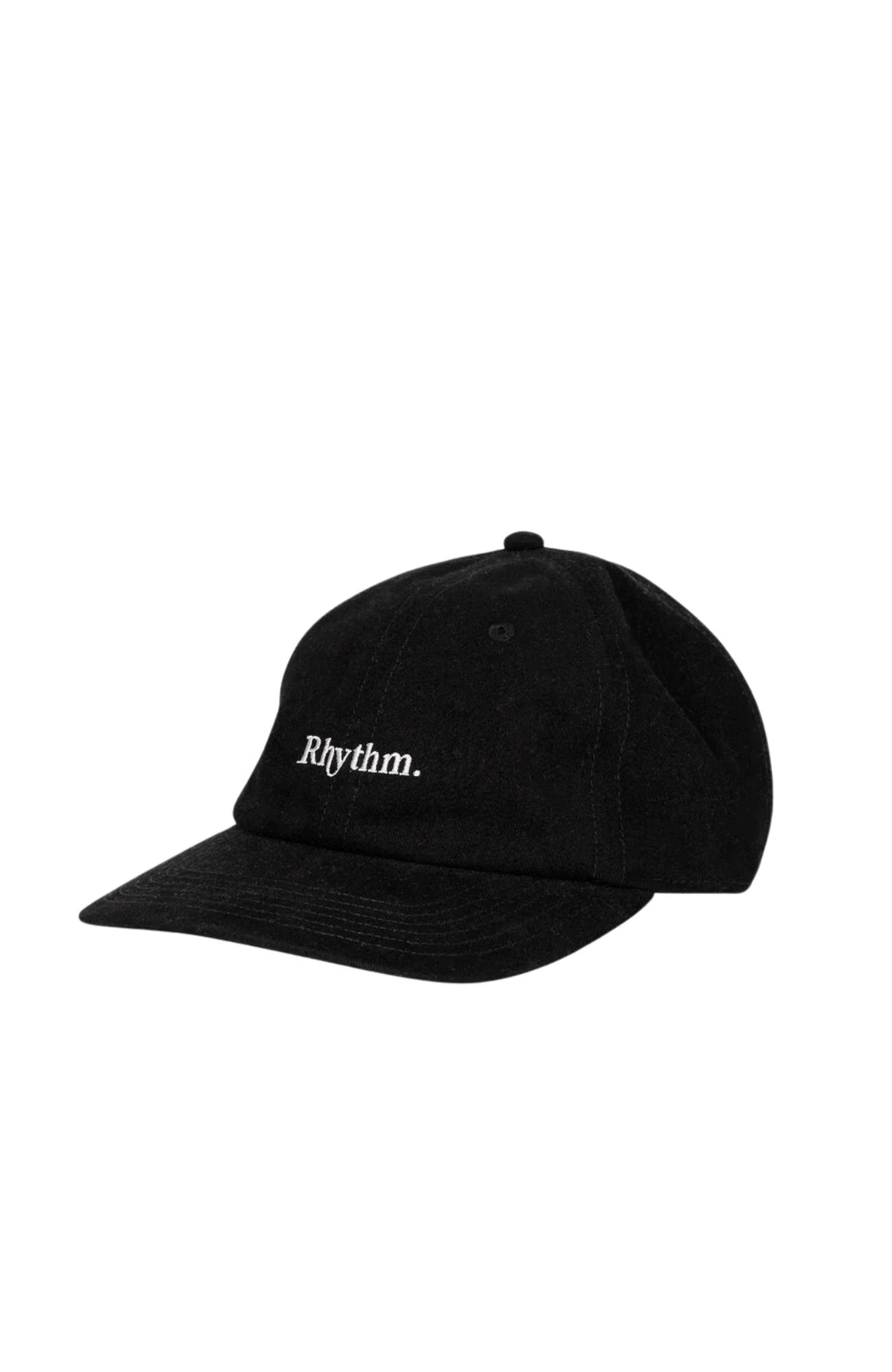 Rhythm Essential Brushed Twill Cap Black 1 Rhythm Essential Brushed Twill Cap Black