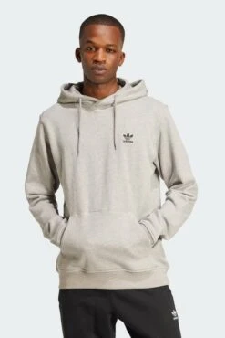 ADIDAS Essential Hoodie FT Medium Grey Heather