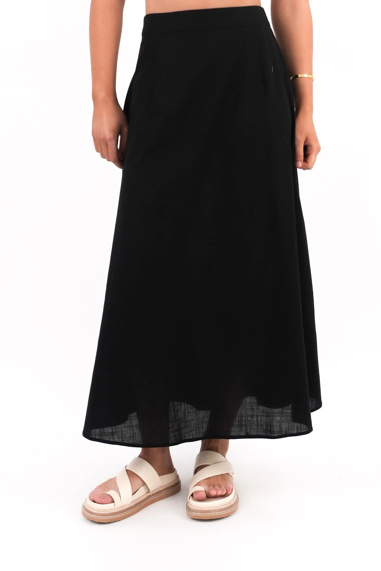 Essential Maxi Skirt Black 2 Essential Maxi Skirt Black - Image 2