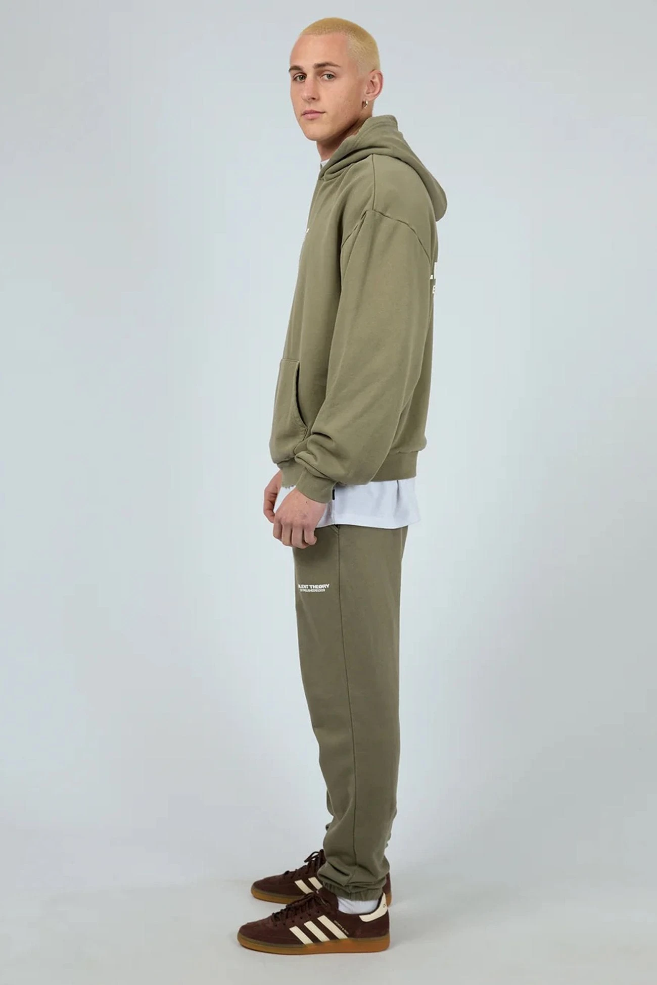 Essential Theory Hoodie Khaki 4 Essential Theory Hoodie Khaki - Image 4