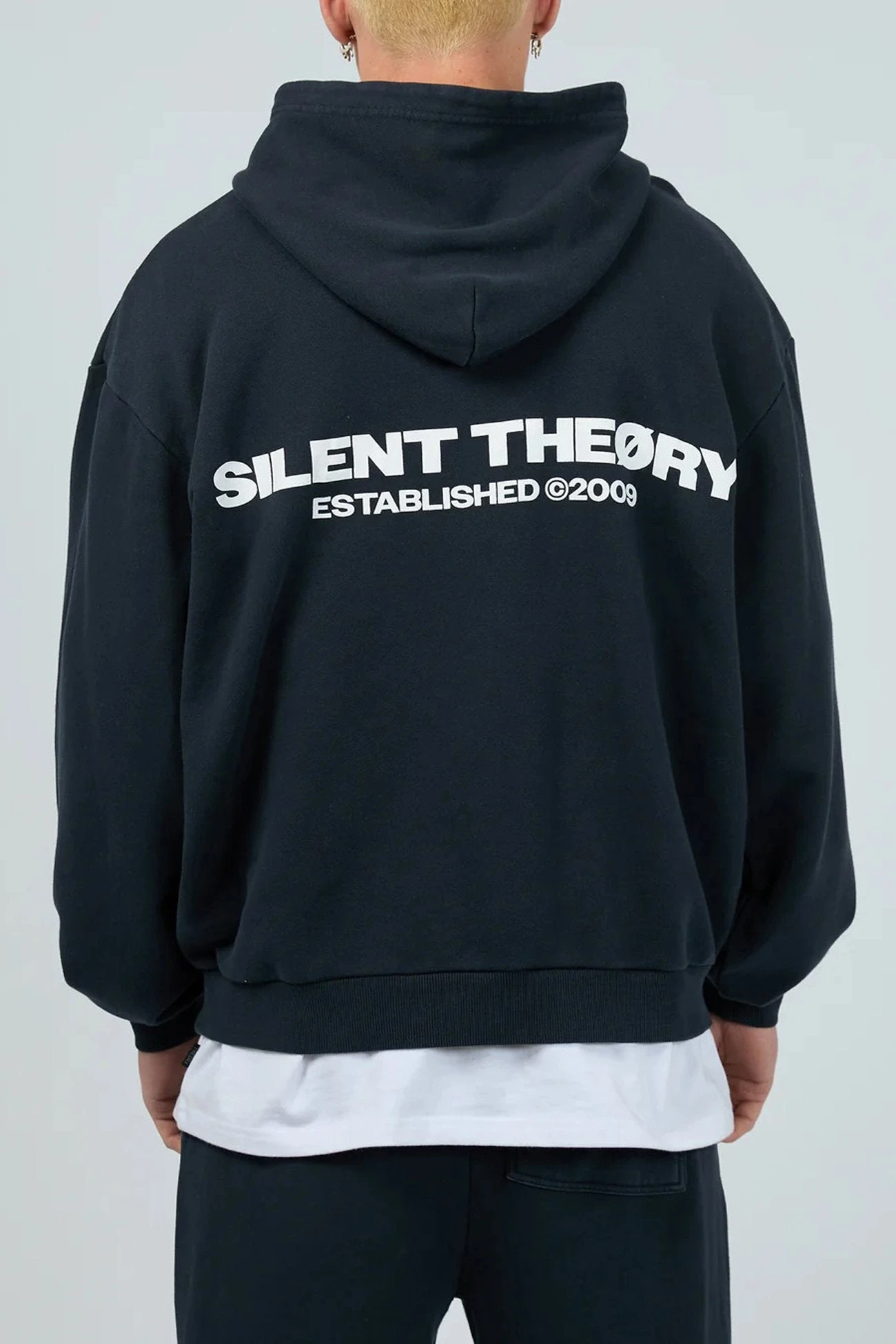 Essential Theory Hoodie Navy 2 Essential Theory Hoodie Navy - Image 2
