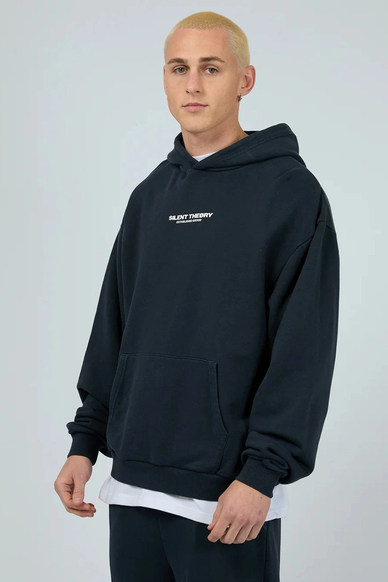 Essential Theory Hoodie Navy 3 Essential Theory Hoodie Navy - Image 3