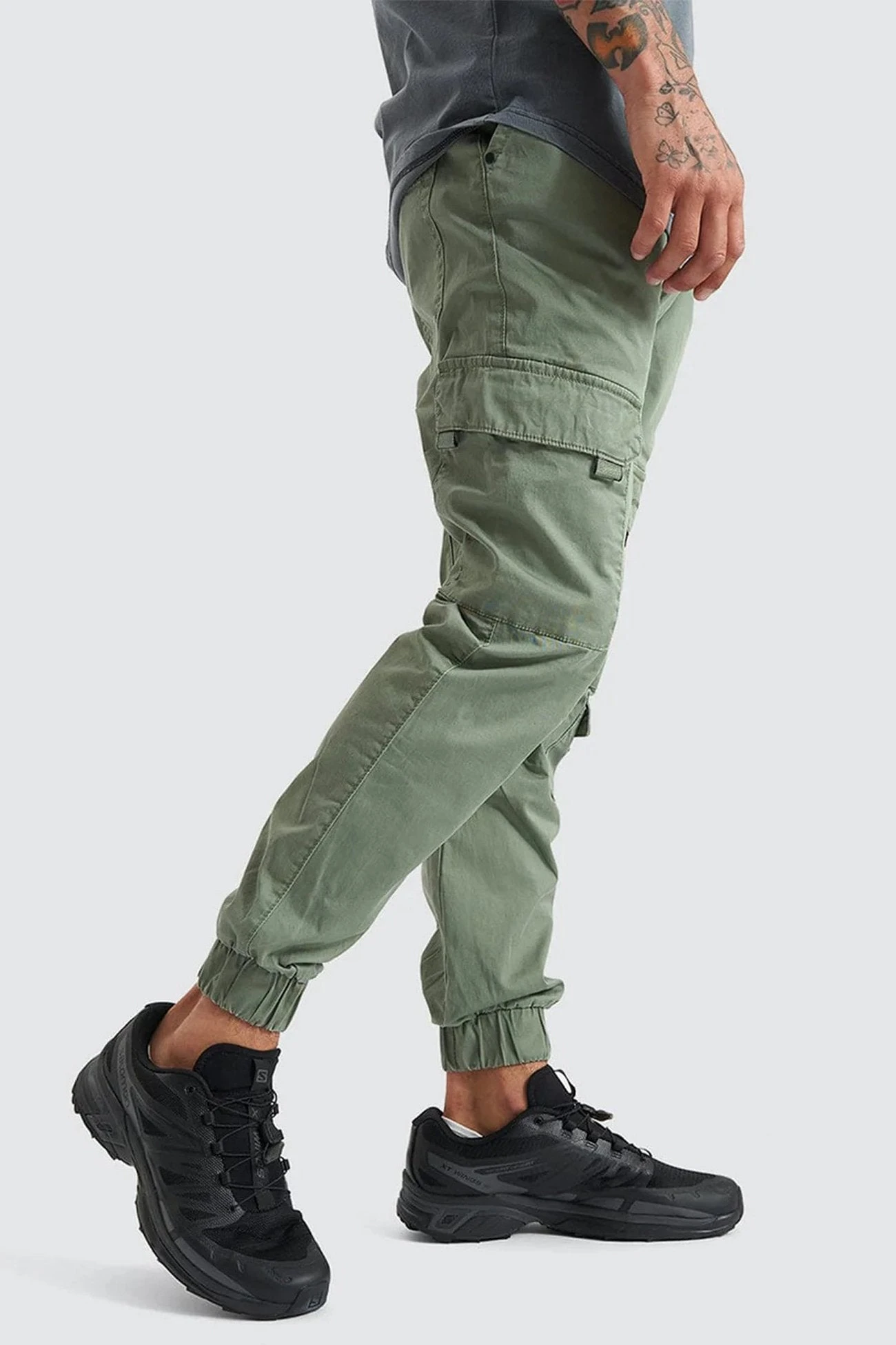 F100 Cargo Jogger Khaki 5 F100 Cargo Jogger Khaki - Image 5