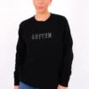 Rhythm Flagship Boyfriend Fleece Crew Black