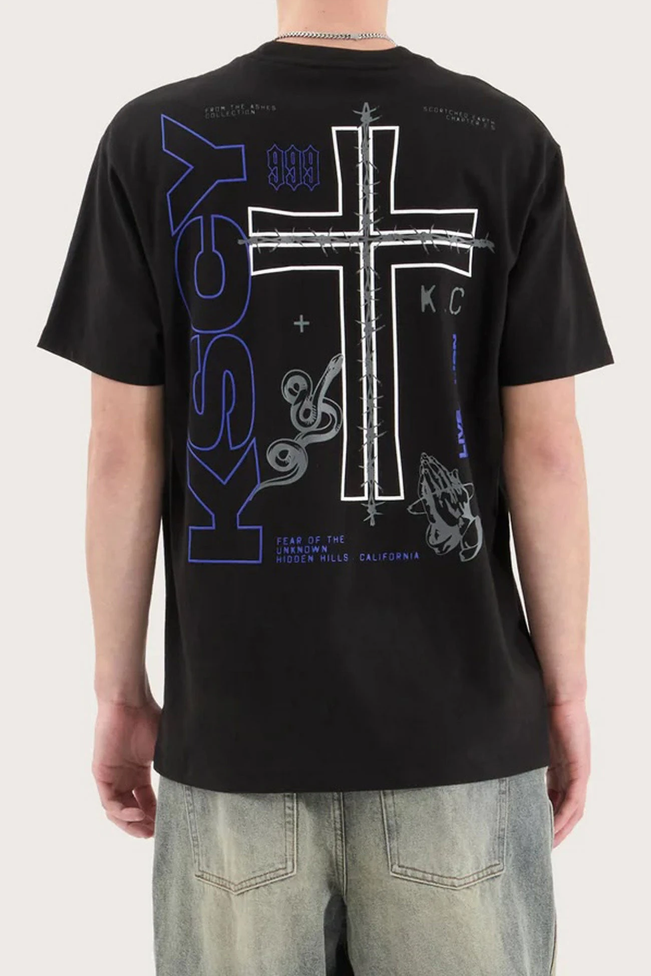 Fleeting Relaxed Tee Jet Black 2 Fleeting Relaxed Tee Jet Black - Image 2