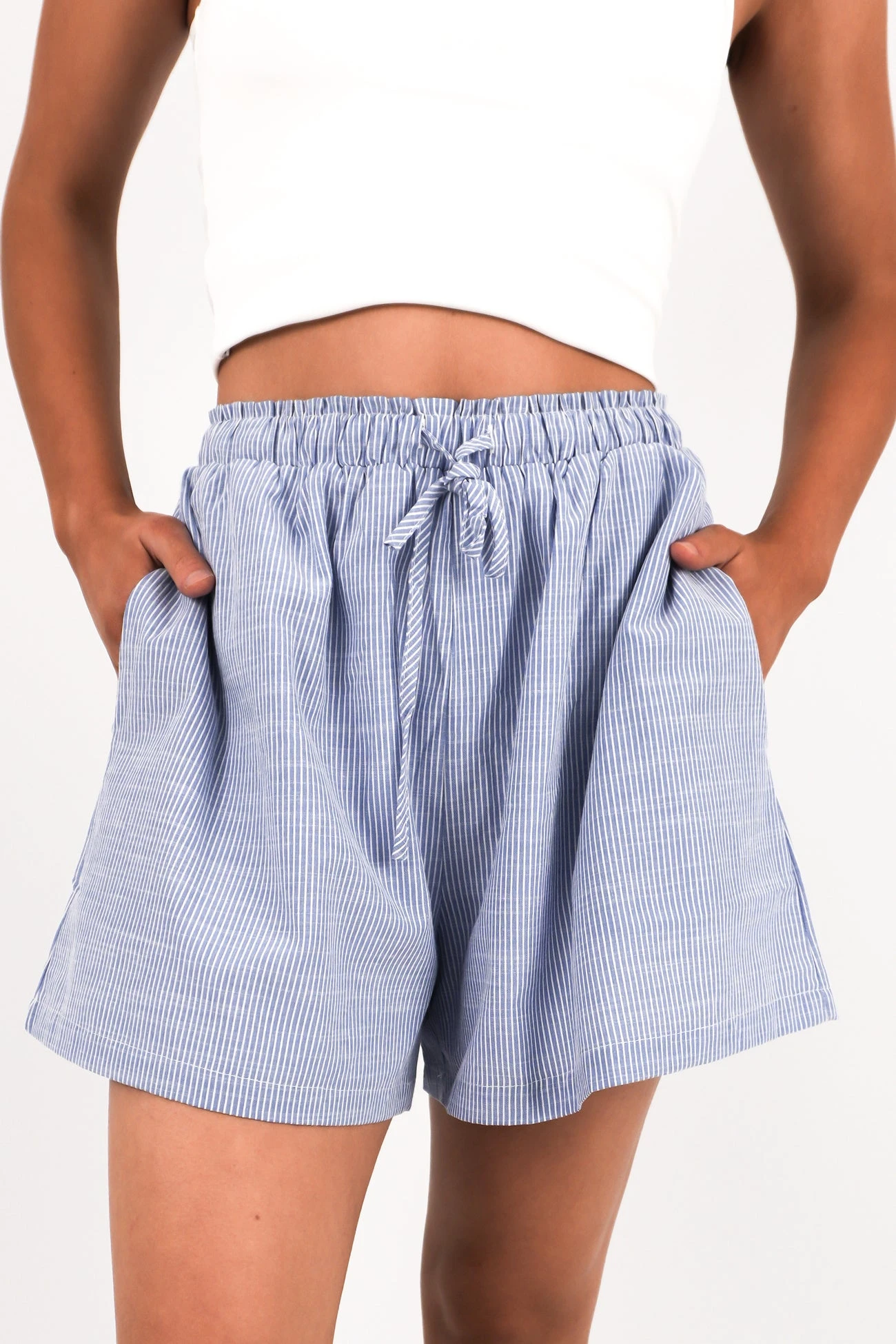 Gabbi Short Blue Stripe 2 Gabbi Short Blue Stripe - Image 2