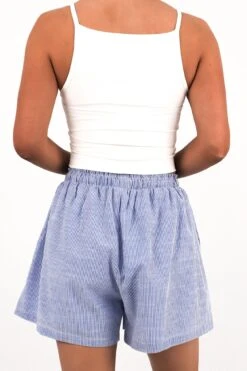 Gabbi Short Blue Stripe 5 Gabbi Short Blue Stripe -Jean Jail Shop Gabbi Short Blue Stripe 2