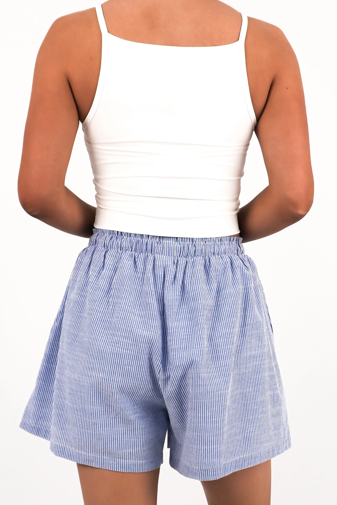 Gabbi Short Blue Stripe 3 Gabbi Short Blue Stripe - Image 3