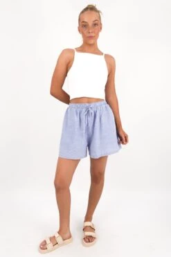 Gabbi Short Blue Stripe