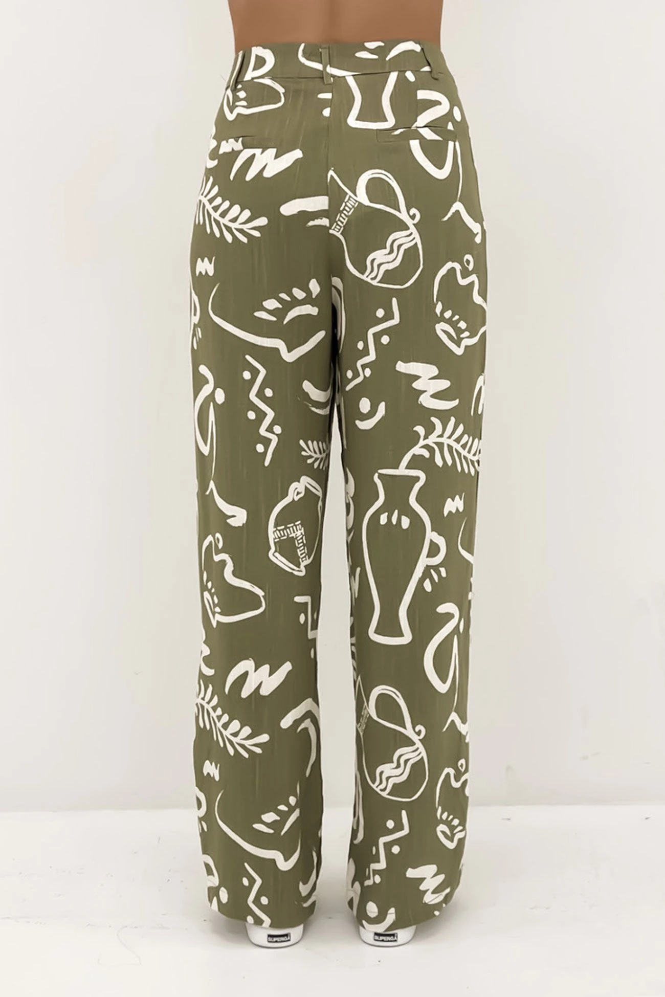 Greta Pant Bronte Sage 2 Greta Pant Bronte Sage - Image 2