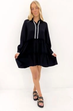 Hahnee Mini Dress Black -Jean Jail Shop Hahnee Mini Dress Black f