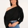 Harla Long Sleeve Top Black