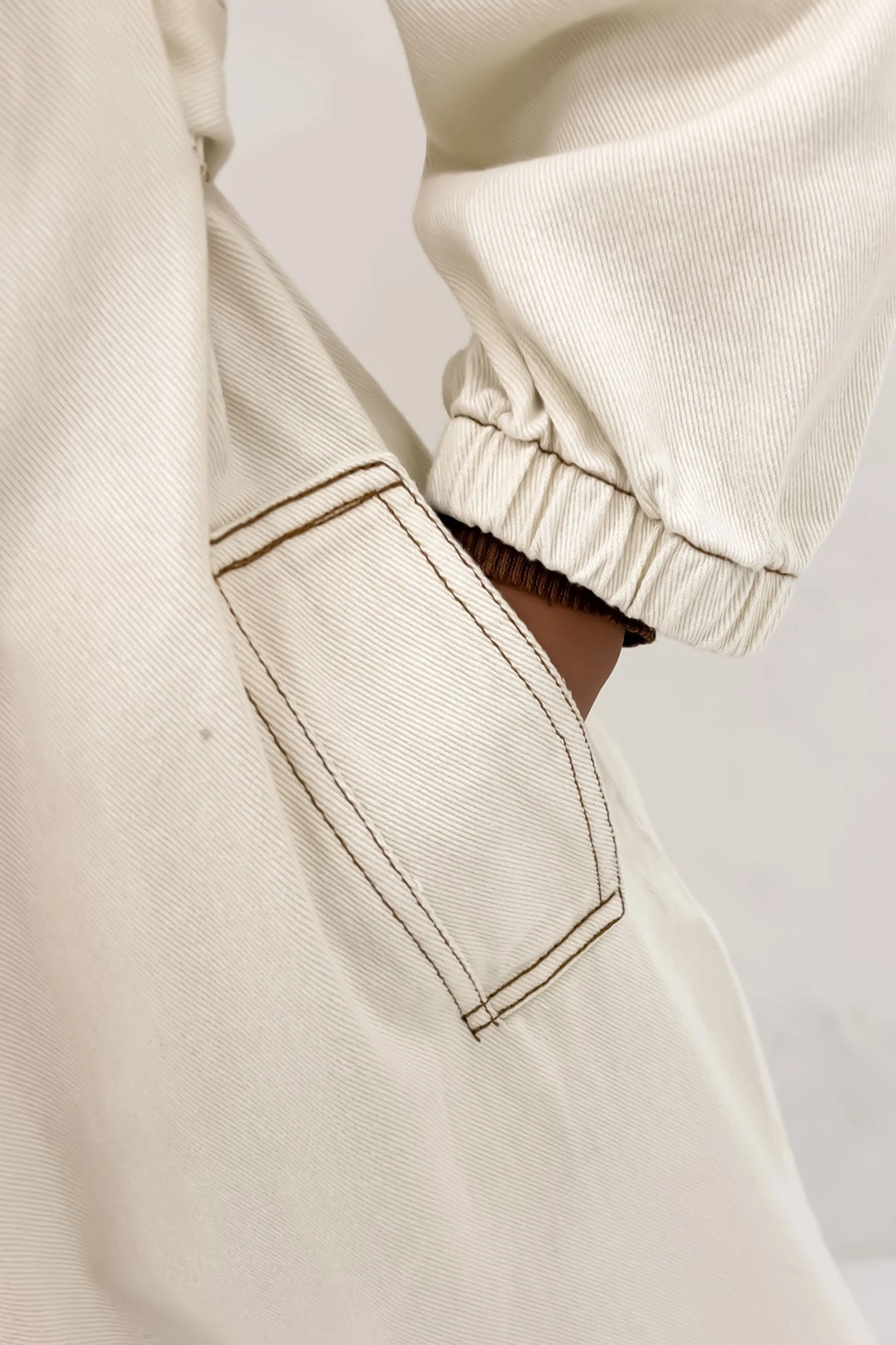 Harry Denim Trench Ecru 4 Harry Denim Trench Ecru - Image 4