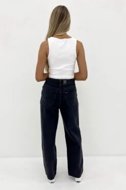 Lee High Baggy Jean Dusted Black Petite 5 Lee High Baggy Jean Dusted Black Petite -Jean Jail Shop High Baggy Jean Dusted Black Petite1